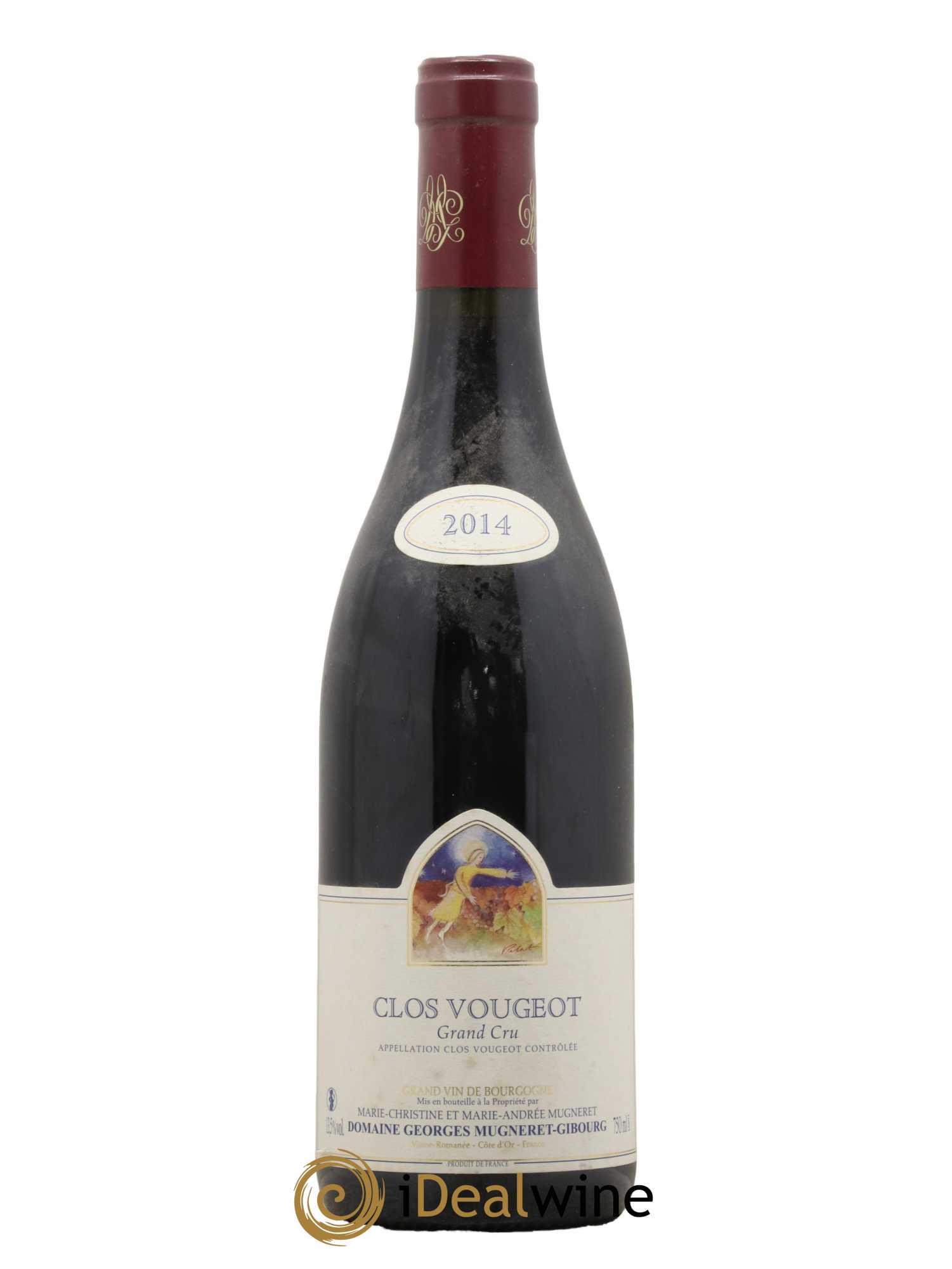 Clos de Vougeot Grand Cru Mugneret-Gibourg (Domaine)  2014 - Lot de 1 Bouteille