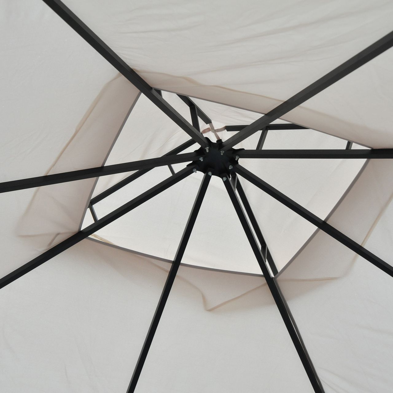 Outsunny Pavillon, Doppeldach 3x3m