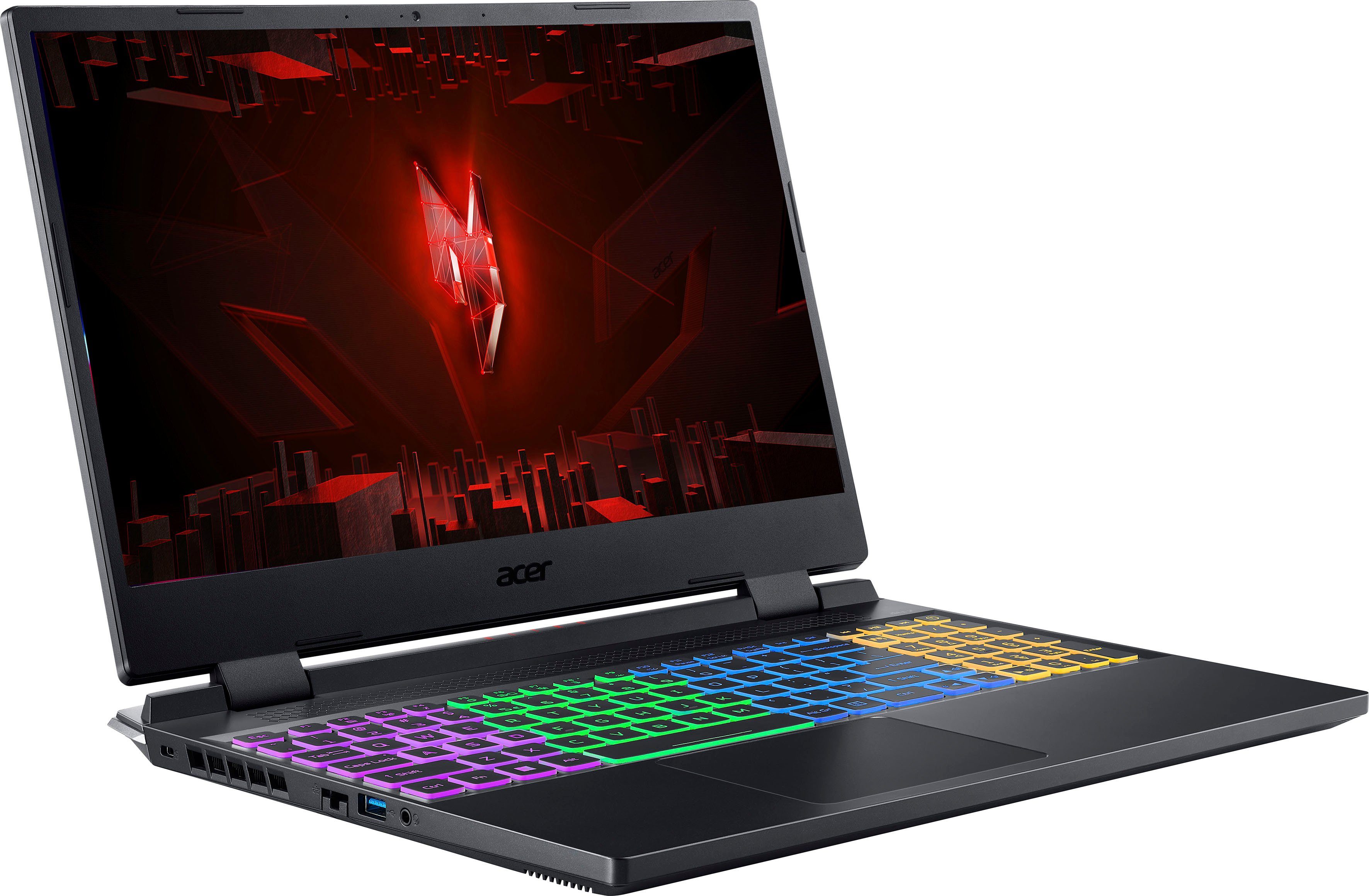 Acer Nitro 5 AN515-58-79LV Gaming-Notebook (39,62 cm/15,6 Zoll, Intel Core i7 12700H, GeForce RTX 4050, 512 GB SSD, Thunderbolt™ 4)