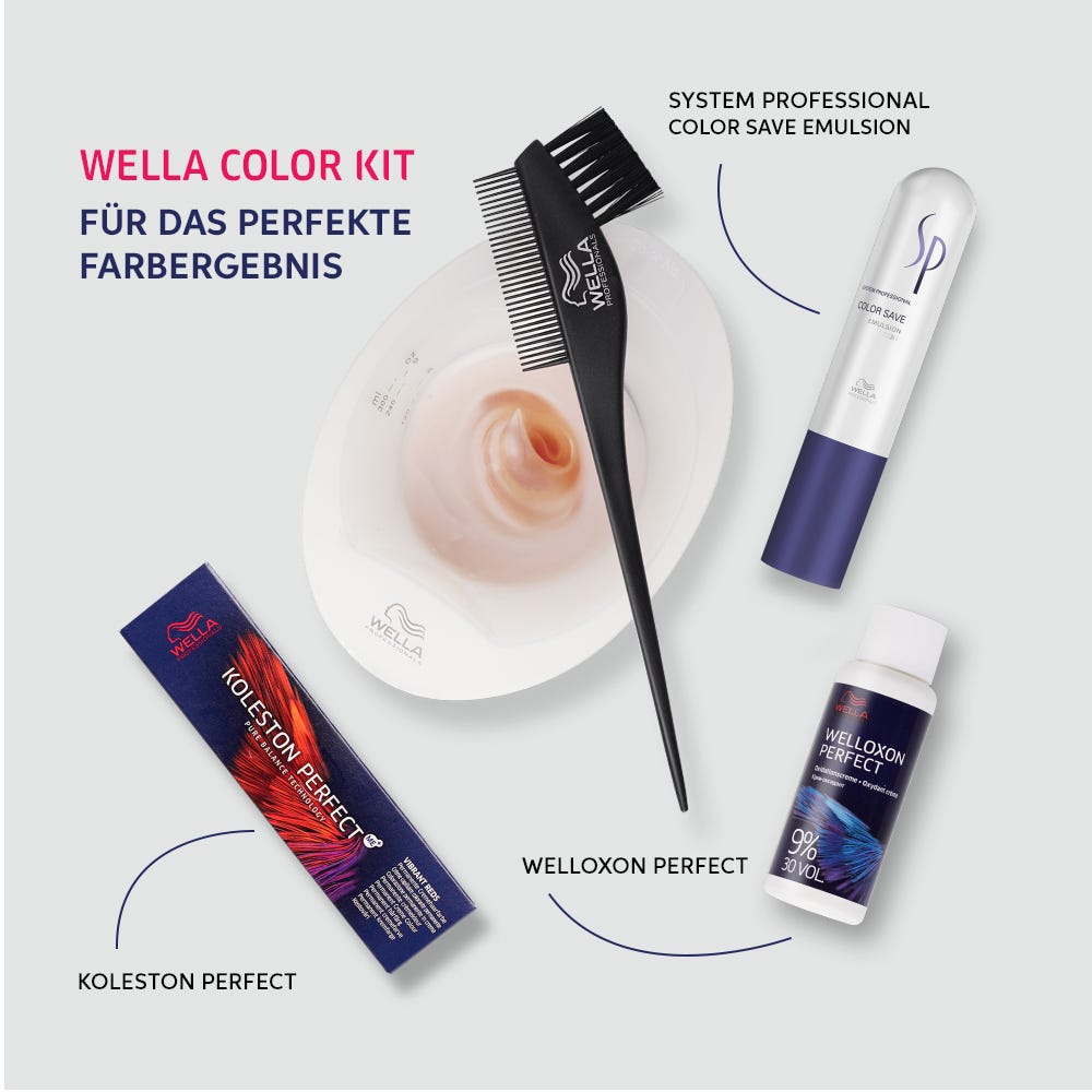 Wella Koleston Perfect Me+ Rich Naturals Haarfarbe Dunkelblond Cendré-Asch 6/91 60 ml