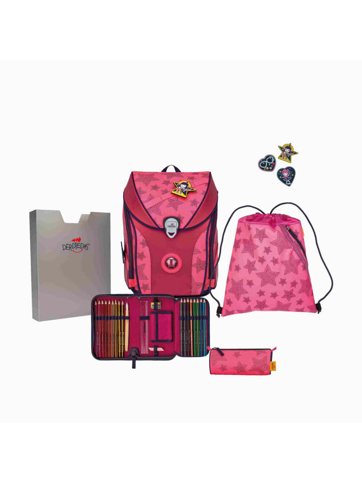 DerDieDas DerDieDas Ergoflex MAX Schulranzen-Set Exklusiv Superflash 