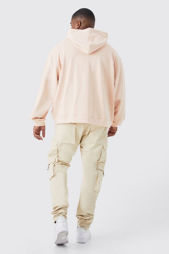 Plus kastiger Oversize Hoodie