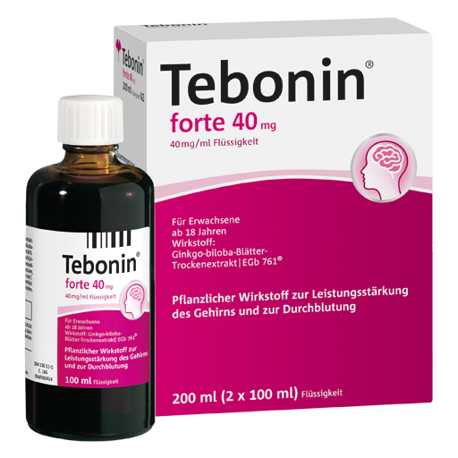 TEBONIN forte 40 mg Lösung  2X100 ml  Flüssigkeit