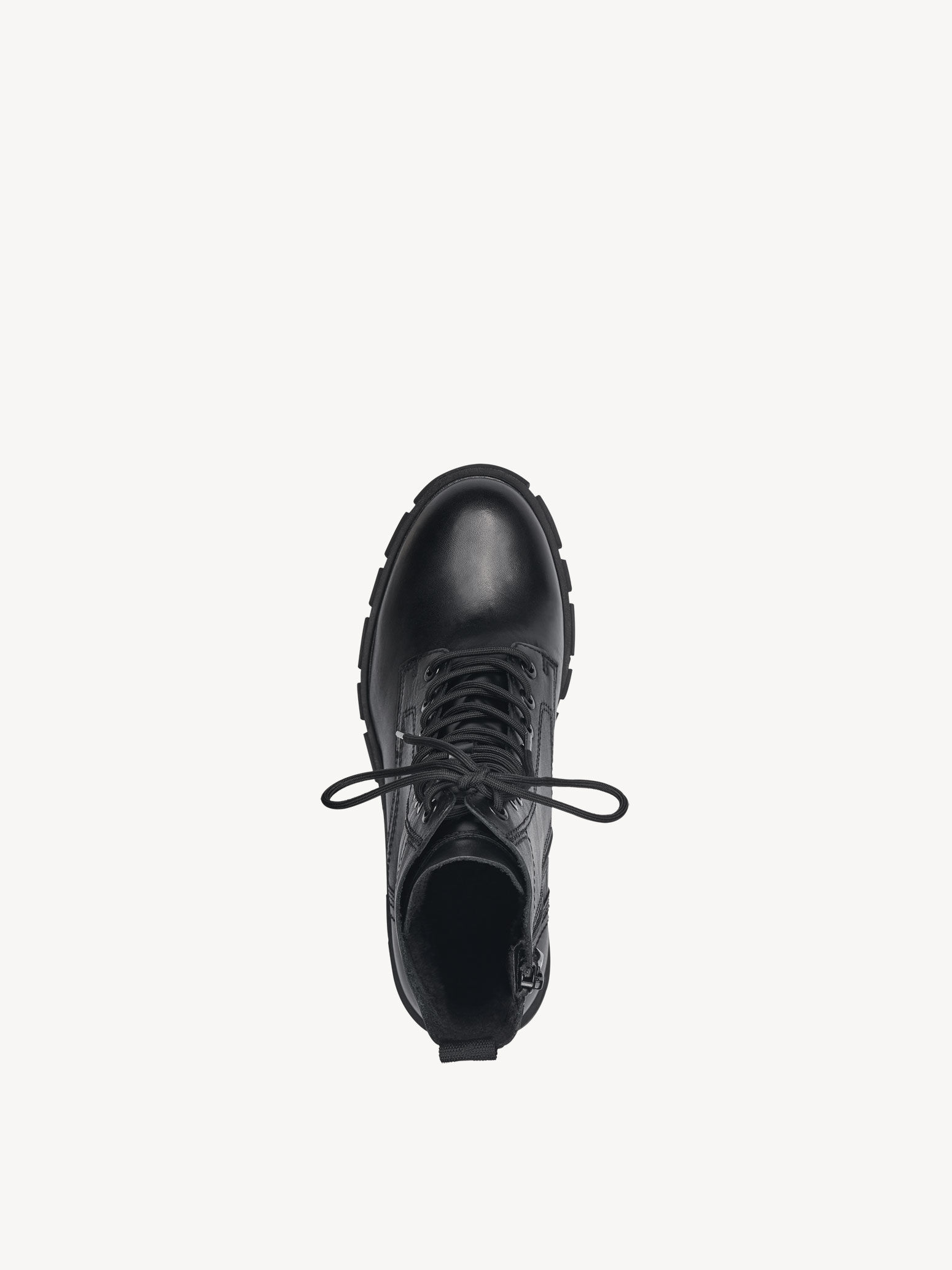 Bottine en cuir - noir