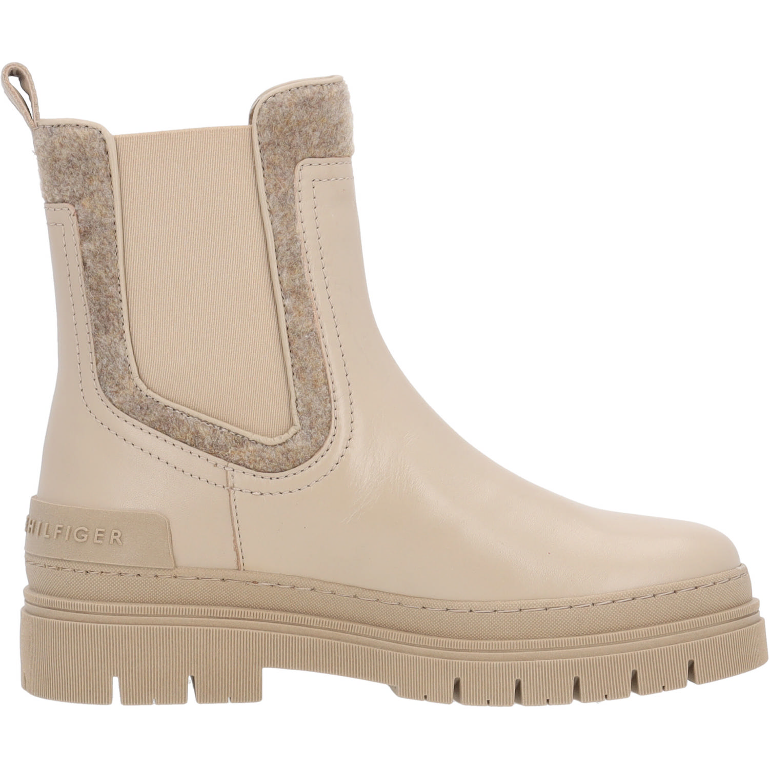 Tommy Hilfiger FW0FW07655, Stiefeletten, Damen, Weiß/Merinop