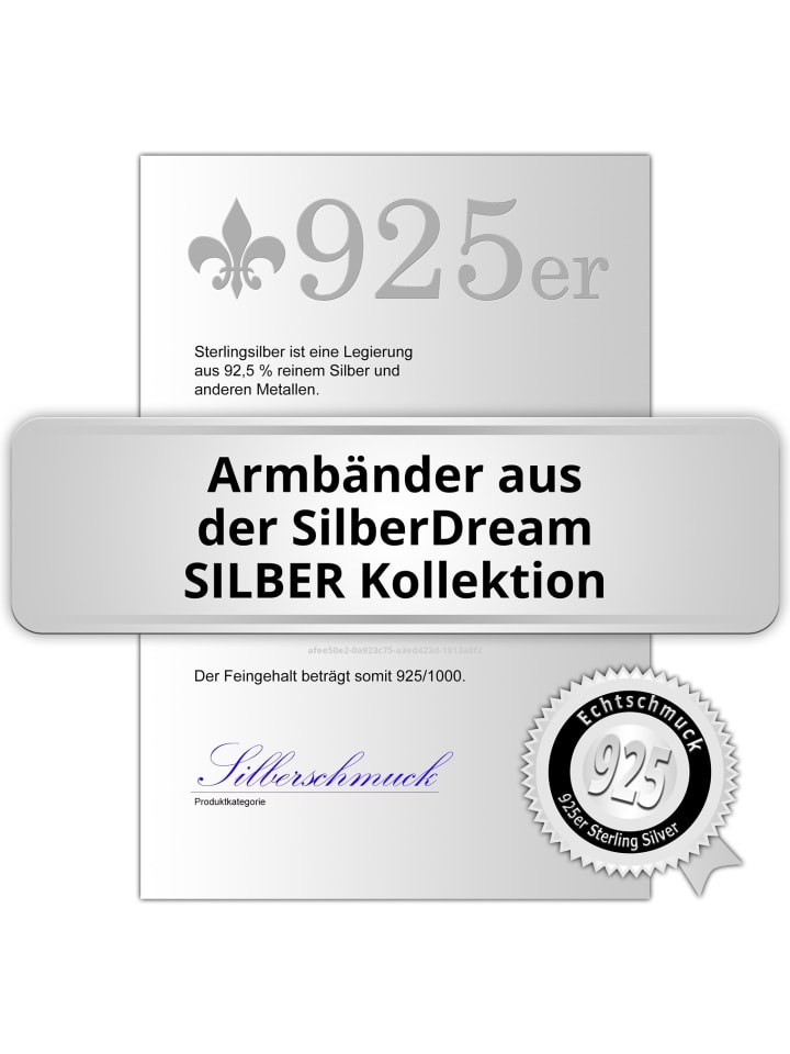SilberDream Armband Silber 925 Sterling Silber ca. 21cm Panzerkette günstig kaufen onesize