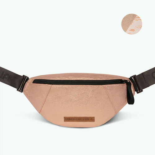 Small pink Saint Raphael fanny pack