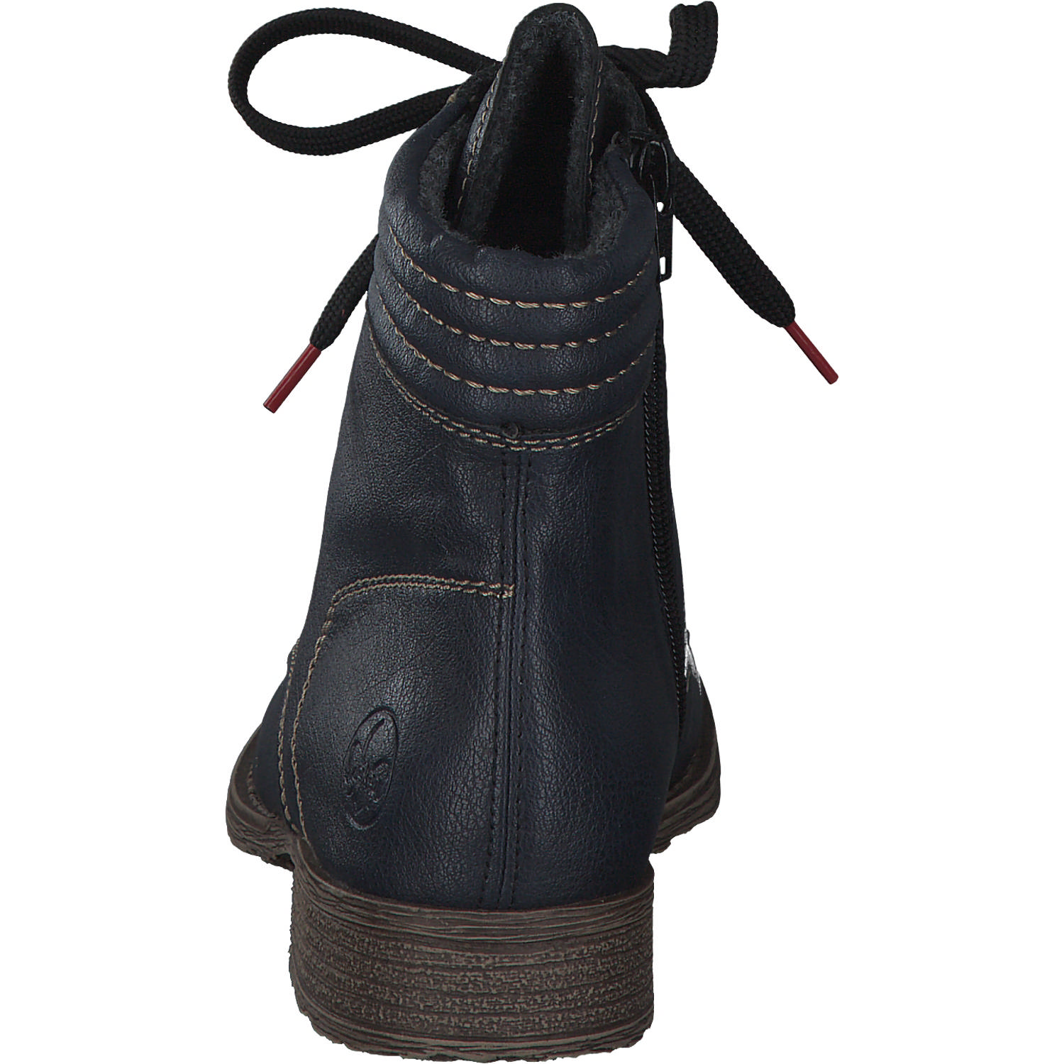 Rieker 70811, Schnürstiefeletten, Damen, Blau (Ozean)