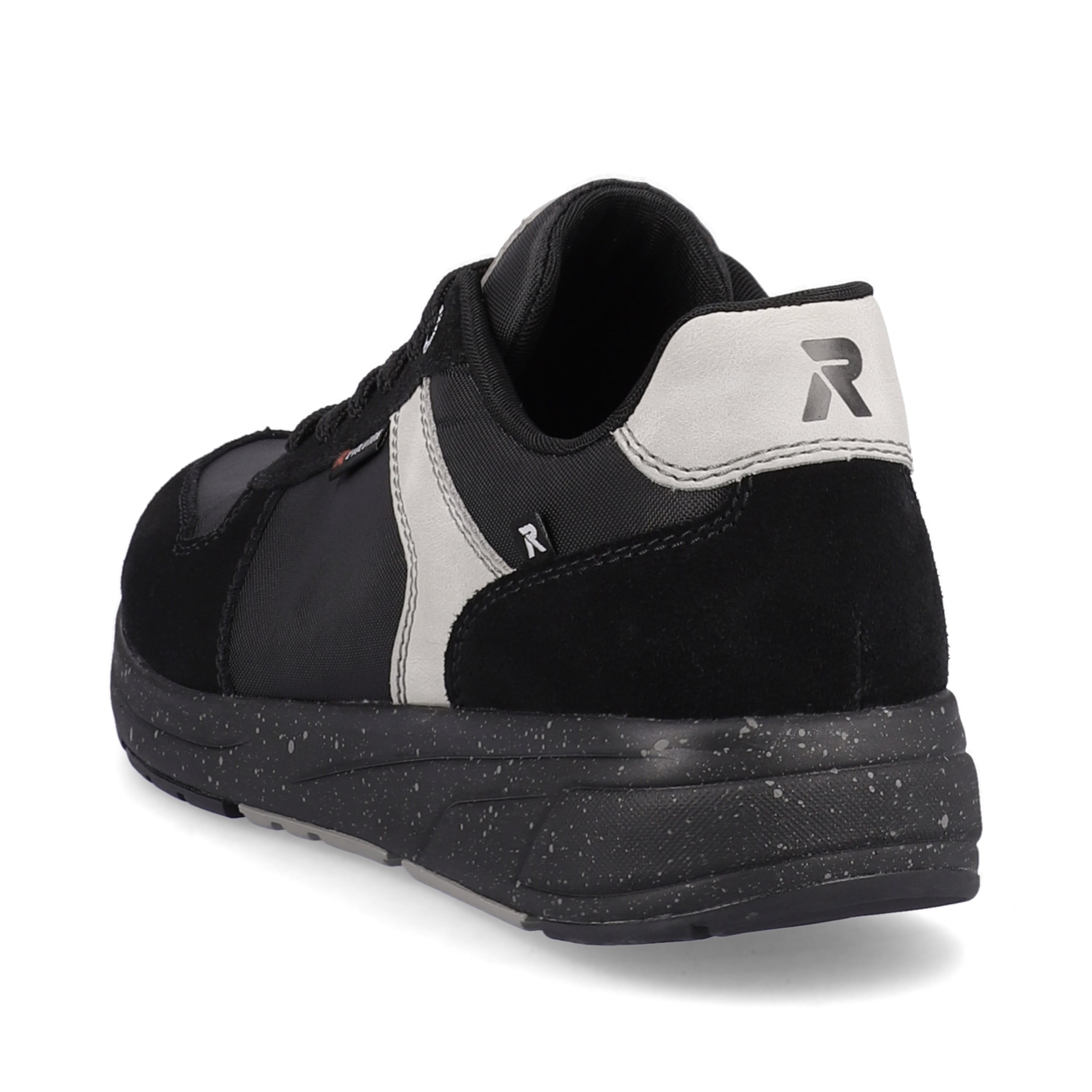 Rieker Herren Sneaker Low carbon-black silver-grey