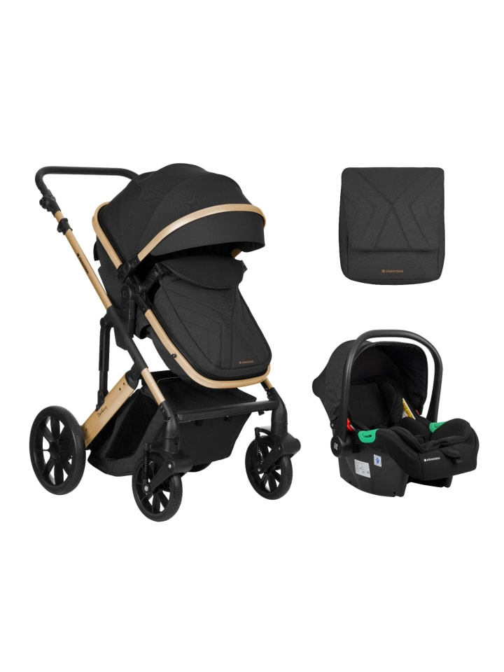 Kikkaboo Kinderwagen Darling 3 in 1 in schwarz günstig kaufen onesize