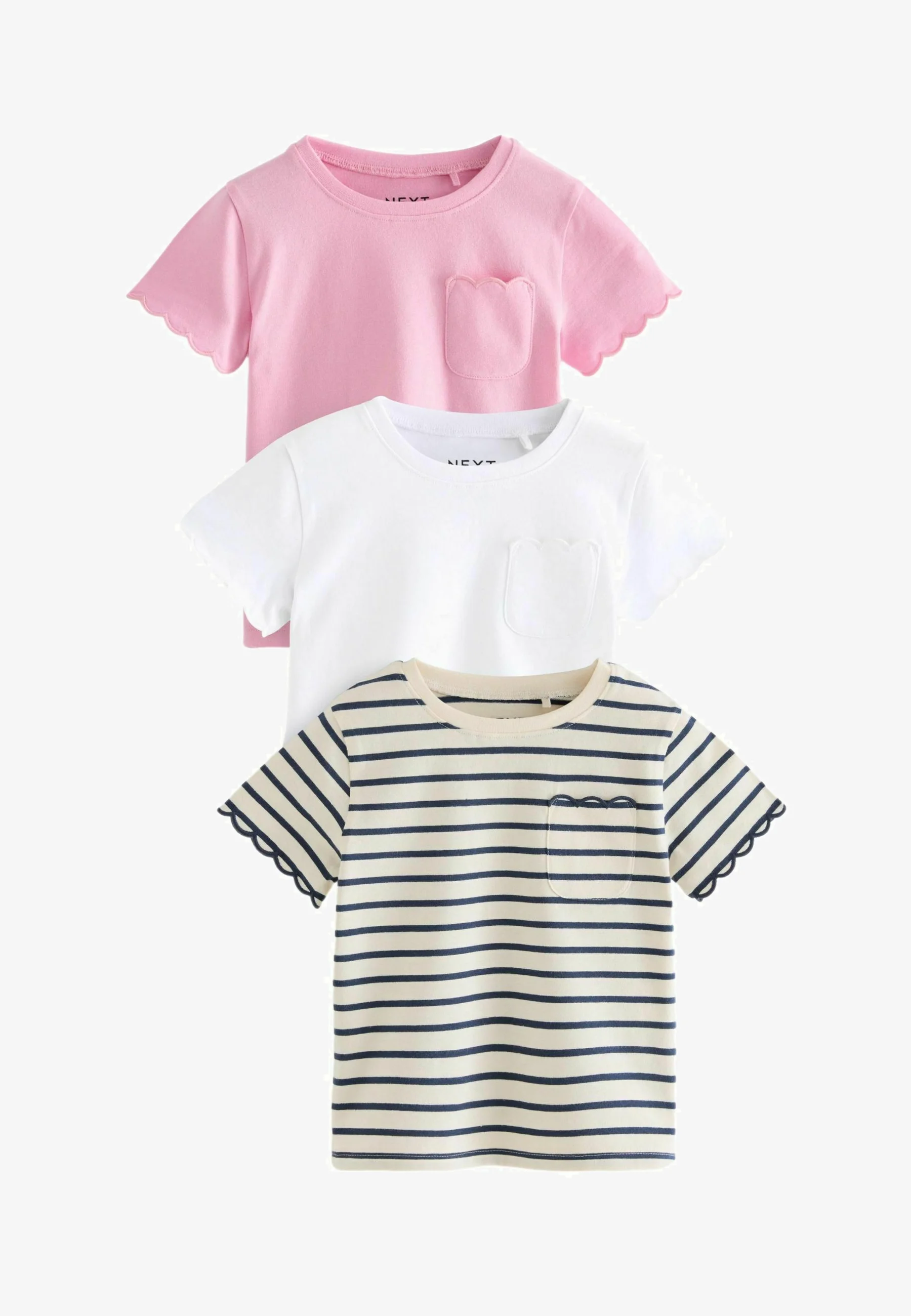 Siguiente PAQUETE DE 3 CAMISETA DE MANGA CORTA CON VESTIDO - AJUSTE REGULAR - Camiseta con estampado
