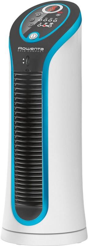 Rowenta Eole Turmventilator 3 40 cm Schwarz, Blau VU6210
