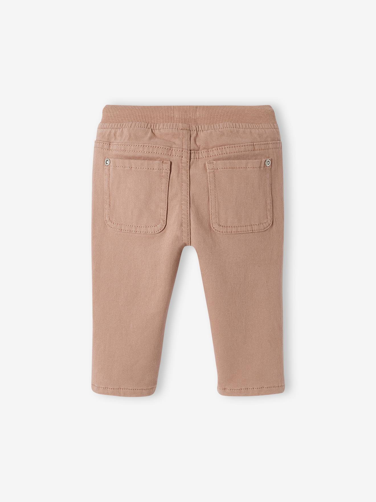Vertbaudet Jungen Baby Thermohose Oeko Tex - pulver beige