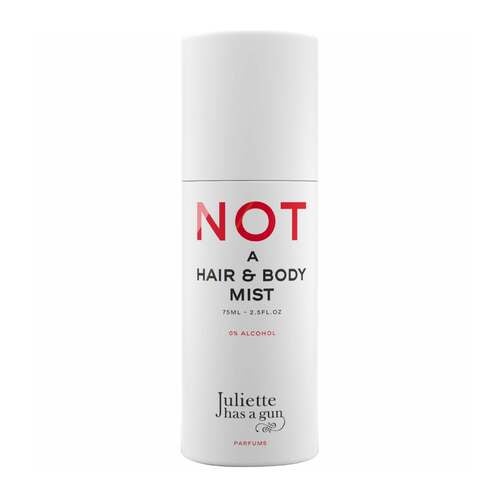 Juliette tiene una pistola, no una bruma para el cabello y el cuerpo.