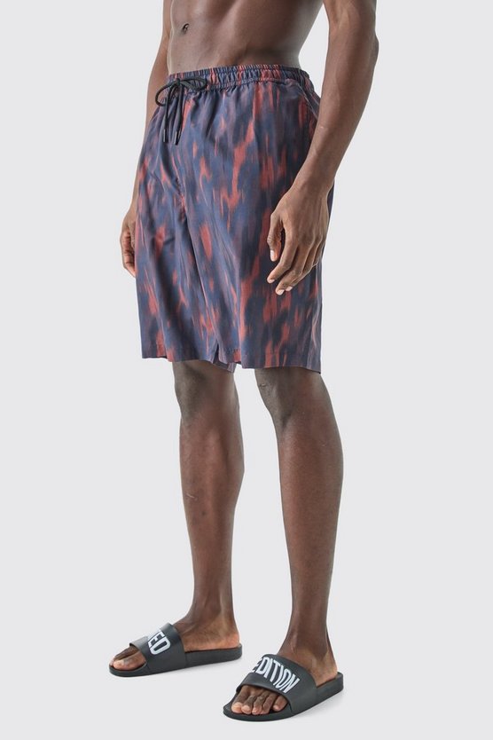 Board Blur Camo Swim Short