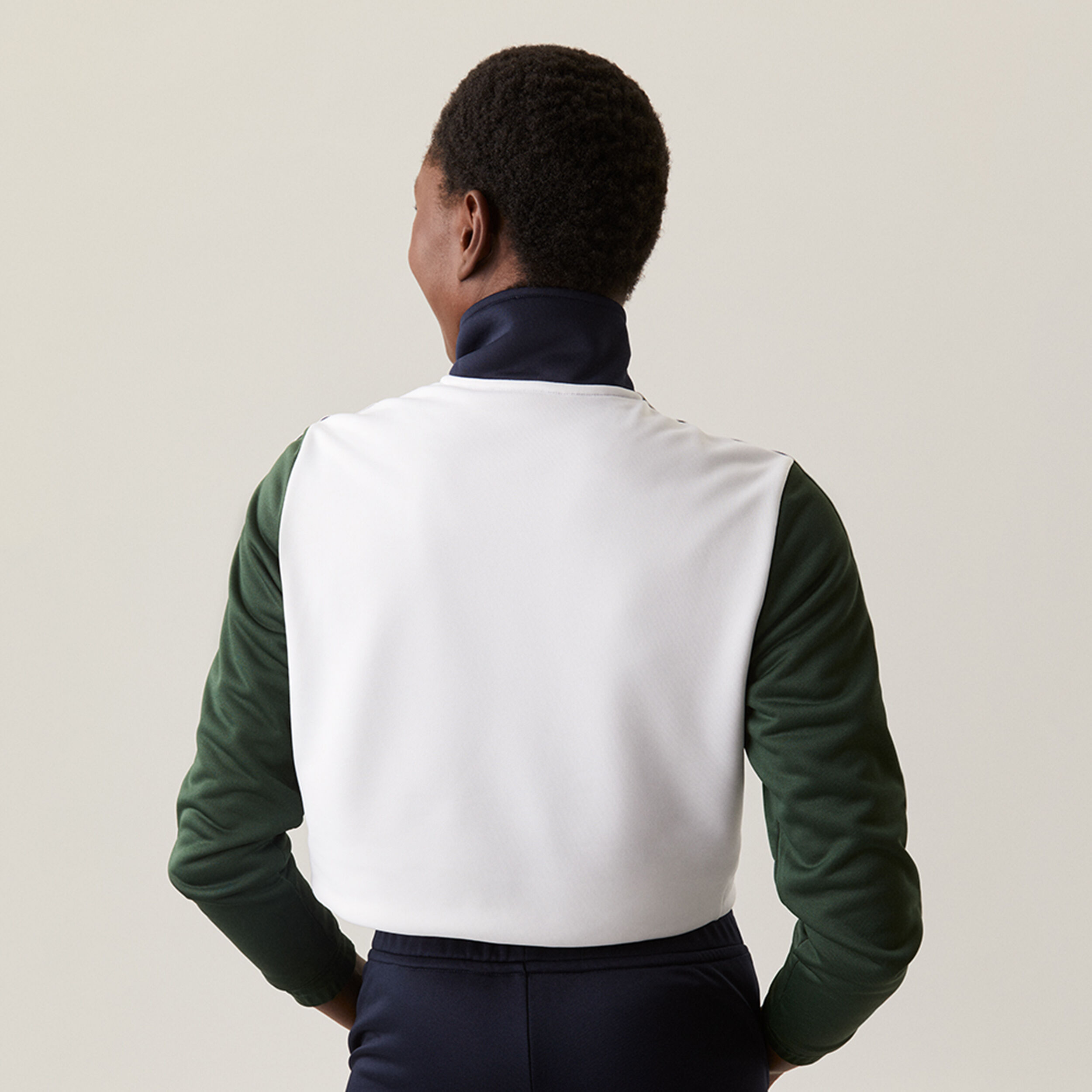 ACE Maggie Trainingsjacke Damen - Weiß, Dunkelgrün
