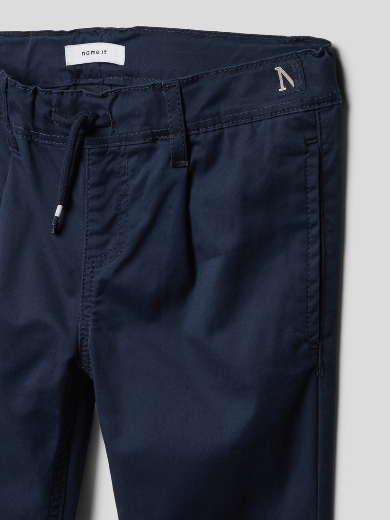 Jogpants mit Label-Detail Modell 'RYAN' in blau