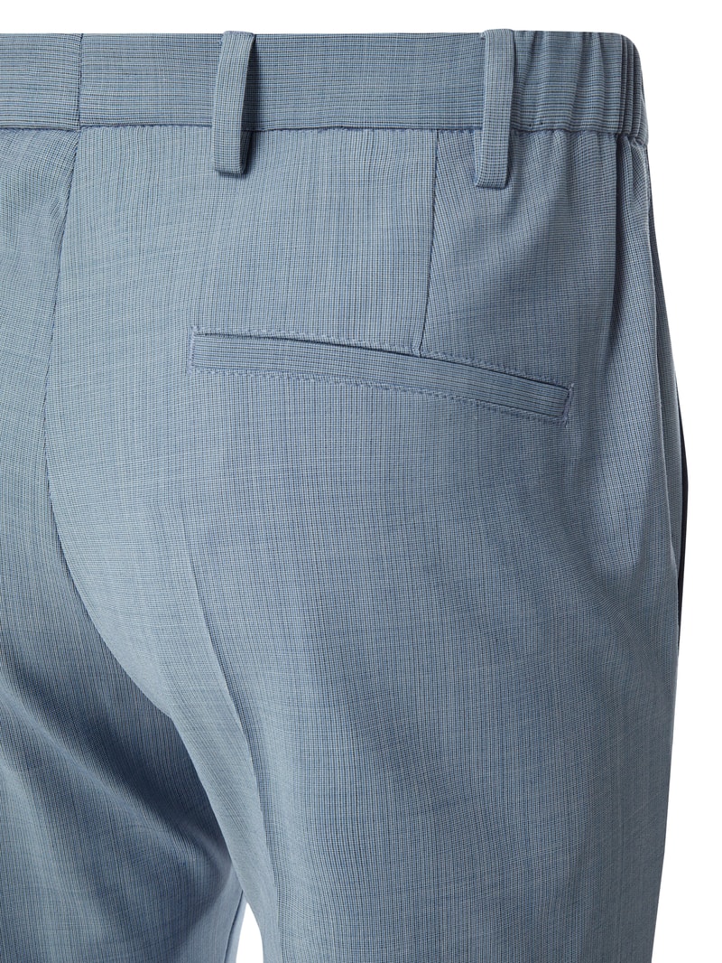 Anzughose mit Schurwoll-Anteil Modell 'Rick' - 'Futureflex' in blau