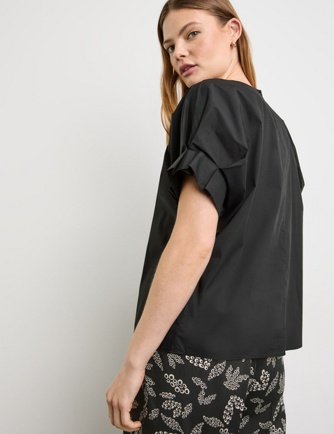Blusenshirt aus Baumwoll-Mix