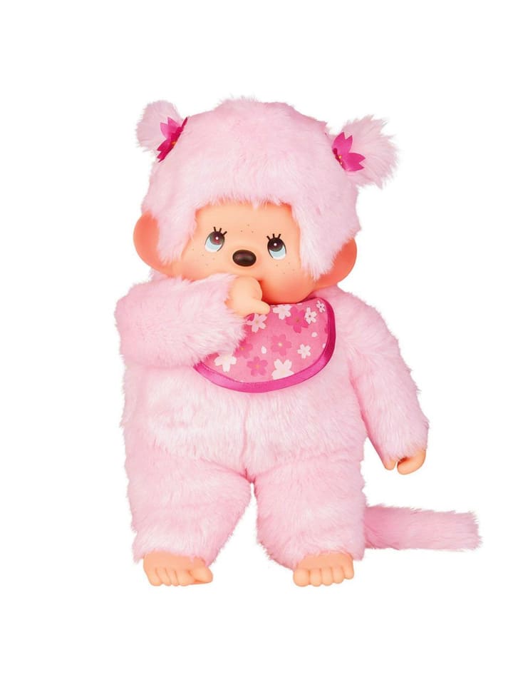 Monchhichi Kirschblüten-Mädchen 45 cm | Monchhichi Puppe | Pink | rosa Fell günstig kaufen onesize