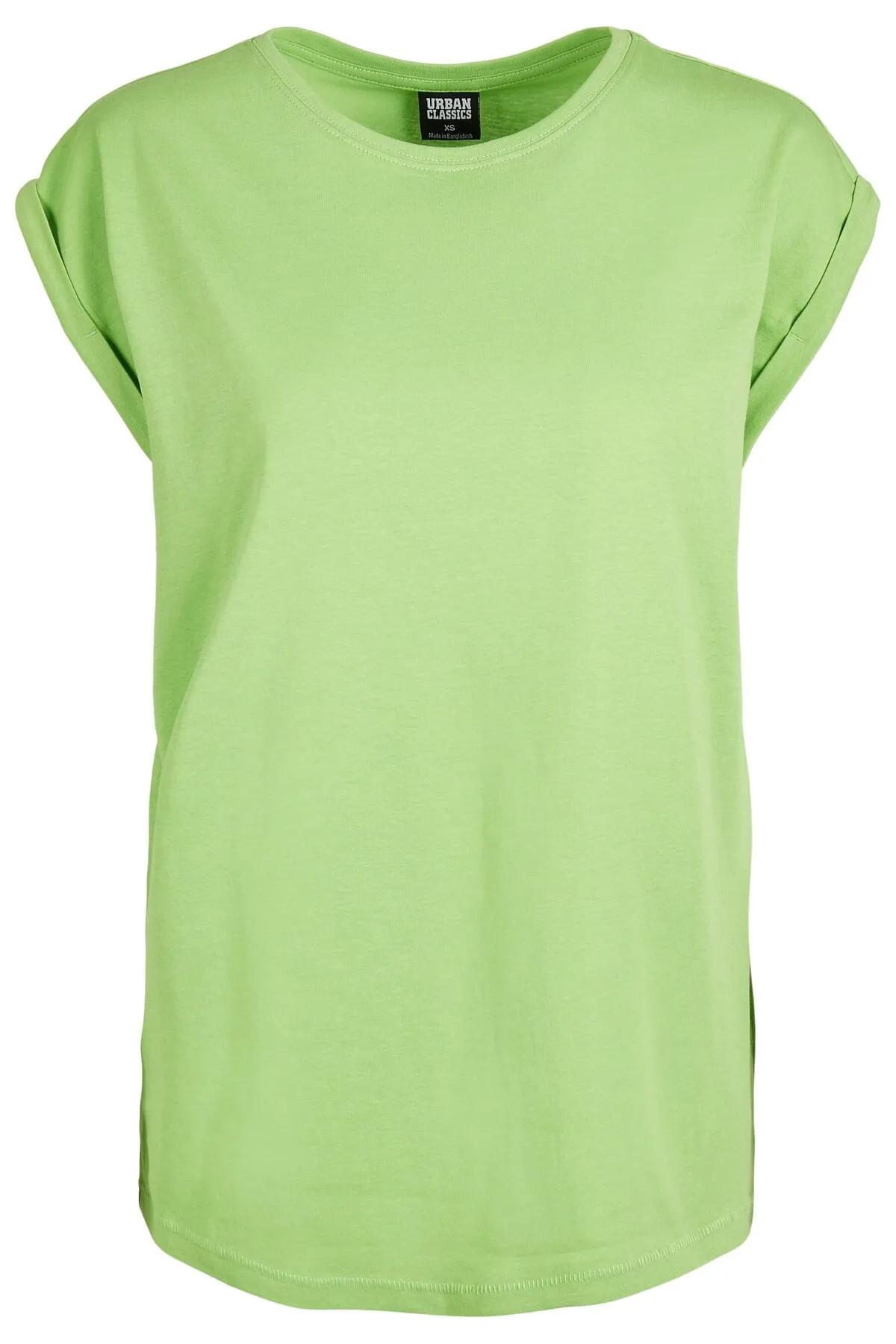 Urban Classics  Damen T-Shirt mit verlängerter Schulterpartie für Damen