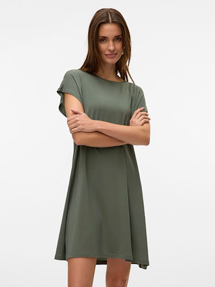 Vero Moda Kleid in Khaki günstig kaufen