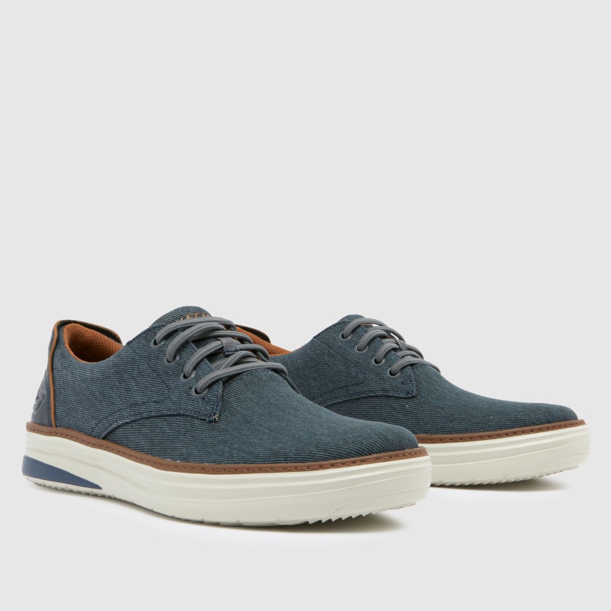 SKECHERS Hyland Ratner – Marinblå sneakers
