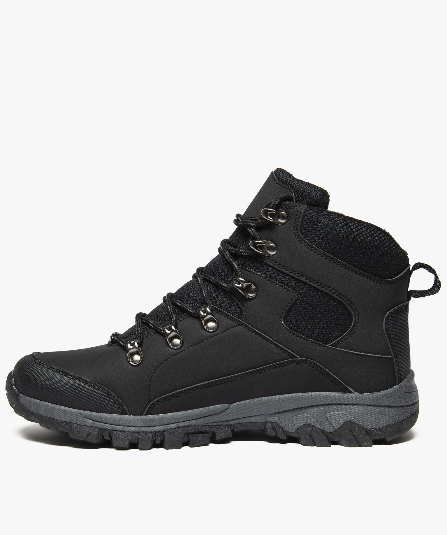 Chaussures de randonnée homme unies doublure polaire noir | GEMO