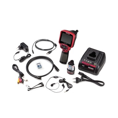 Cameră de inspecție Ridgid 55903 Model CA-350, inclusiv card SD de 8 GB