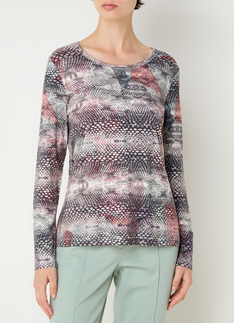Camicia a maniche lunghe Gerry Weber con stampa pitonata
