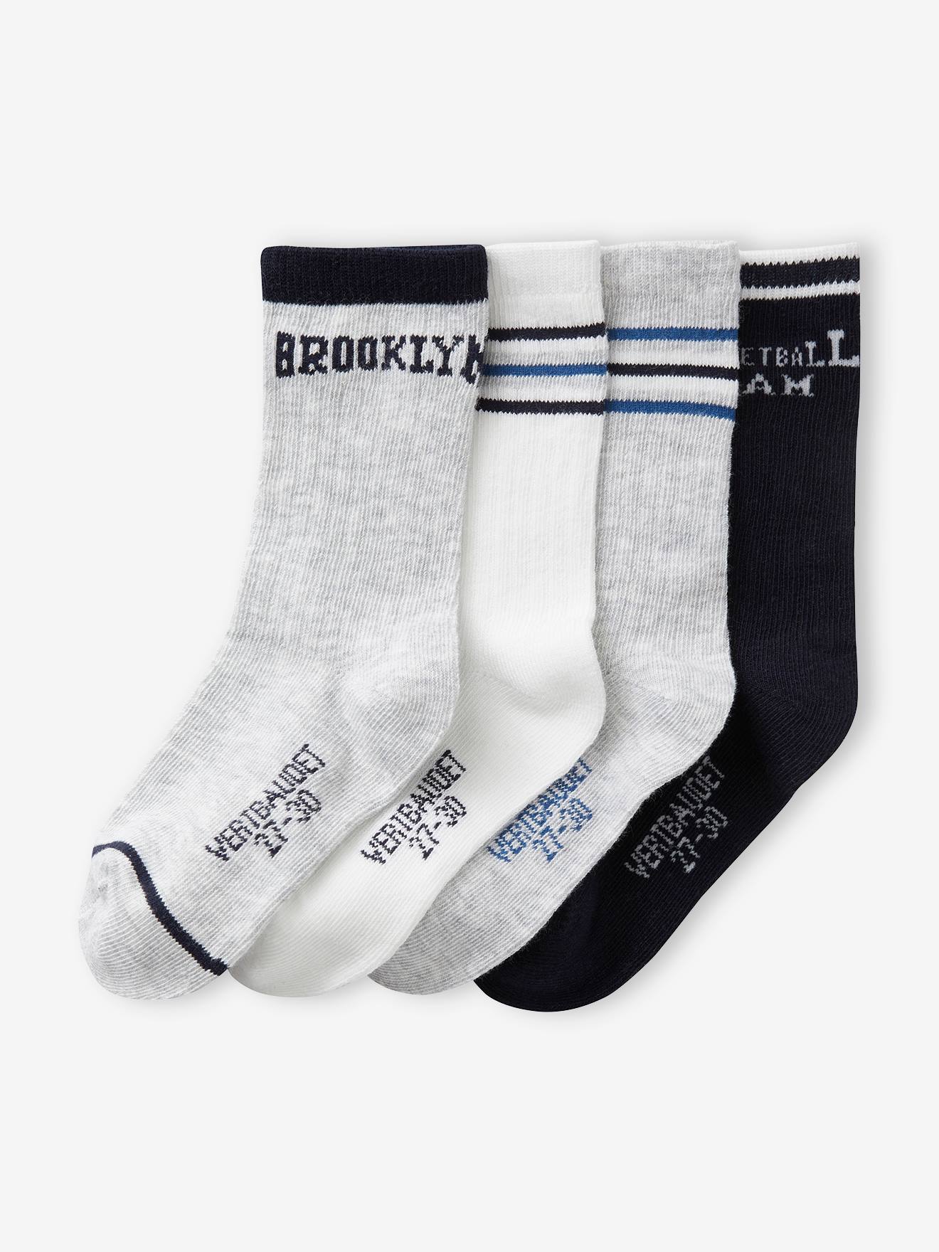 Vertbaudet 5er-Pack Jungen Sportsocken Oeko-Tex - grau