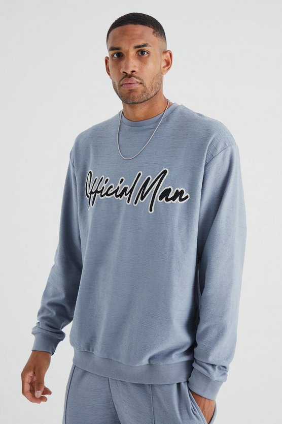 Tall Oversize Sweatshirt-Trainingsanzug