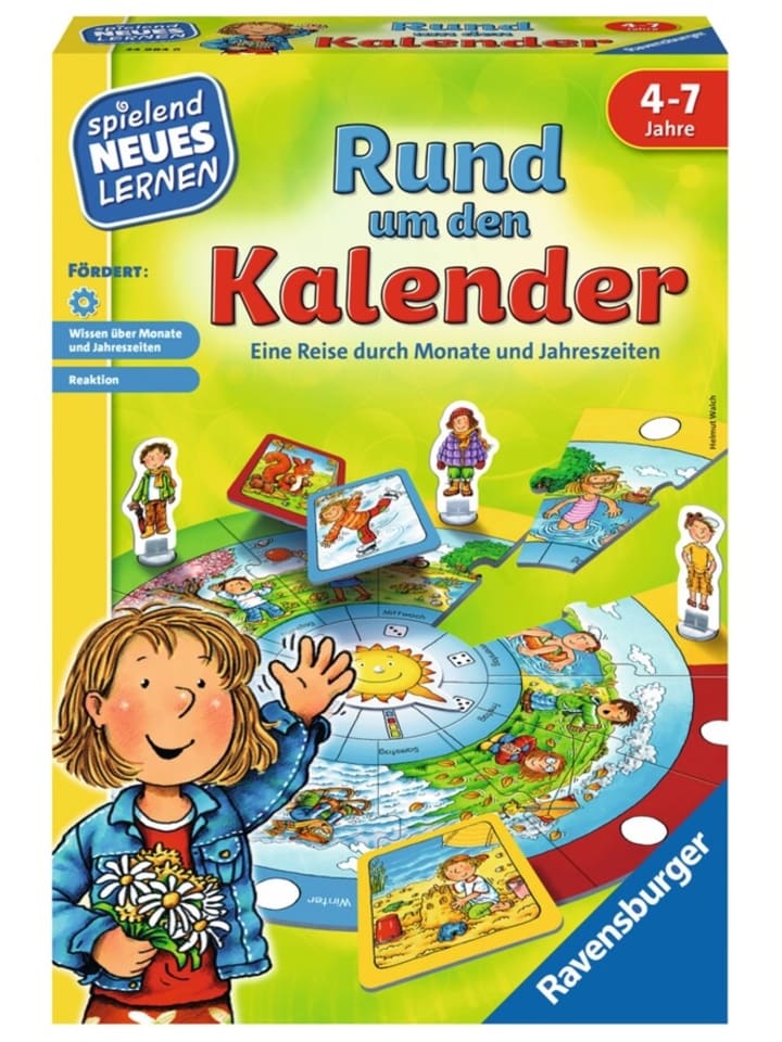 Ravensburger Brettspiel Rund um den Kalender, 4-7 Jahre günstig kaufen onesize