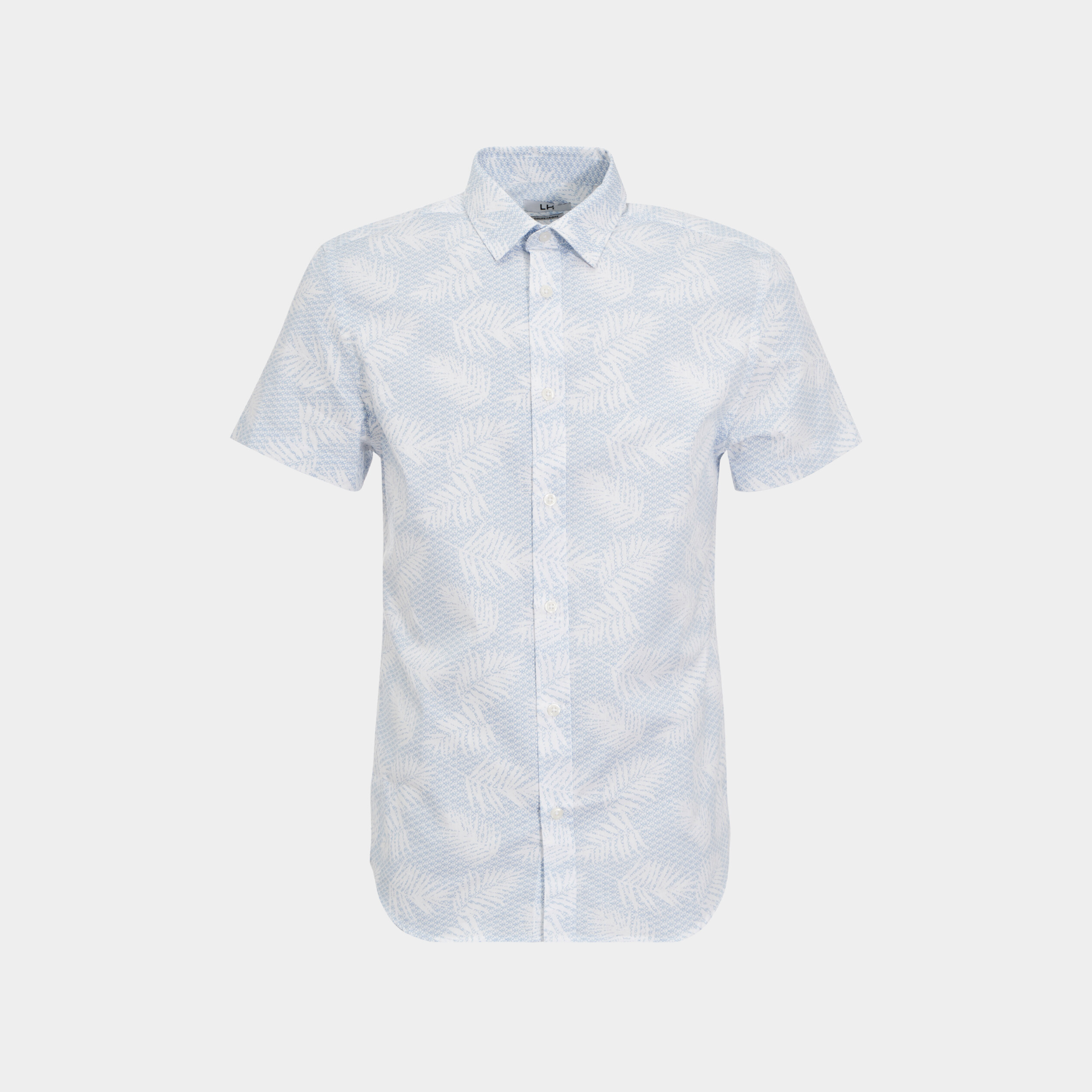 Chemise manches courtes coton blanc homme | La Halle