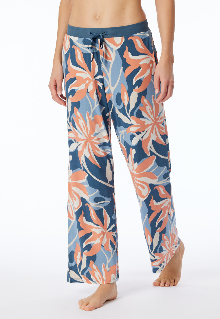 Hose lang Blumen multicolor - Mix+Relax