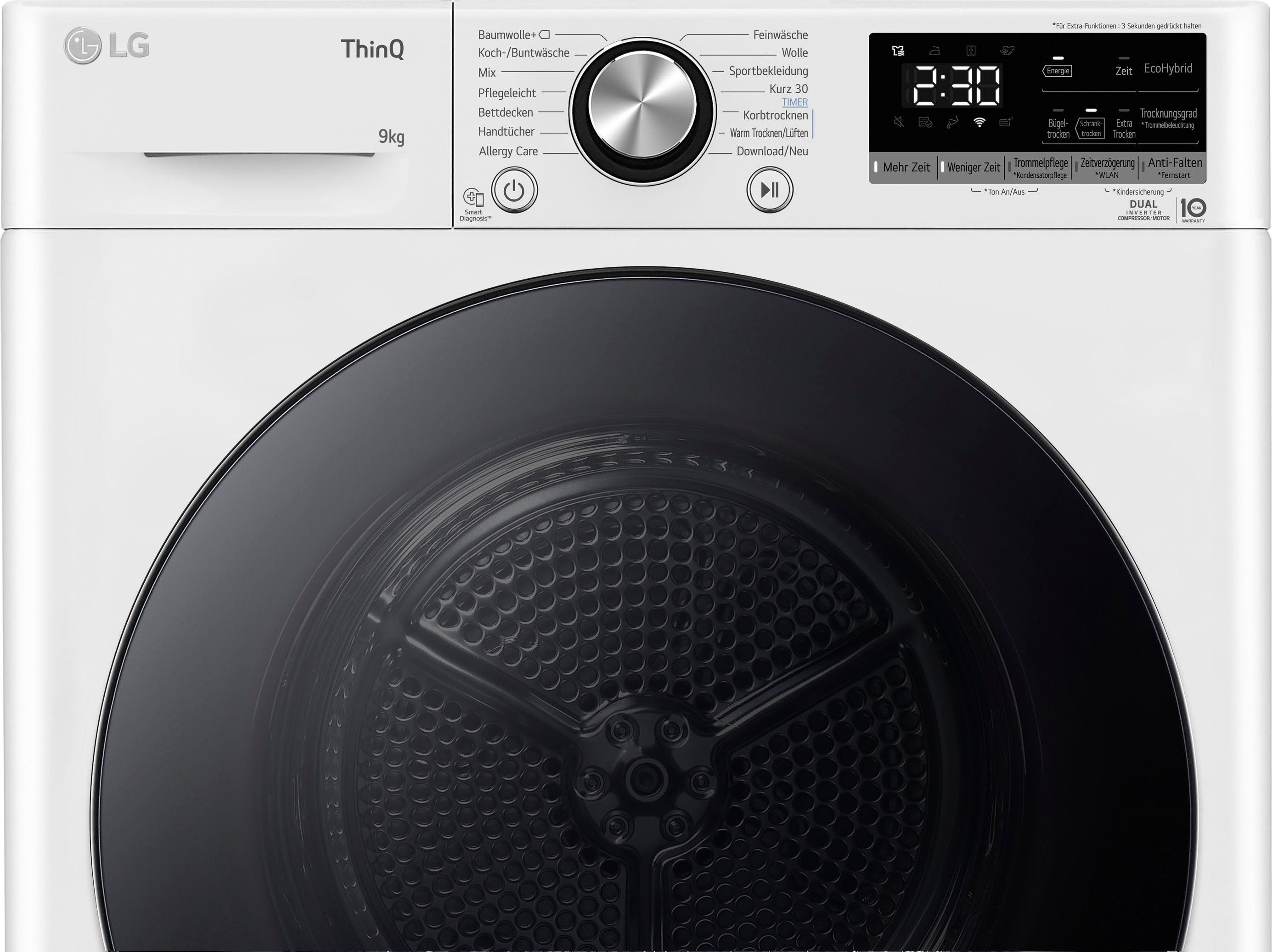 LG Wärmepumpentrockner Vivace RT90V9W, 9 kg