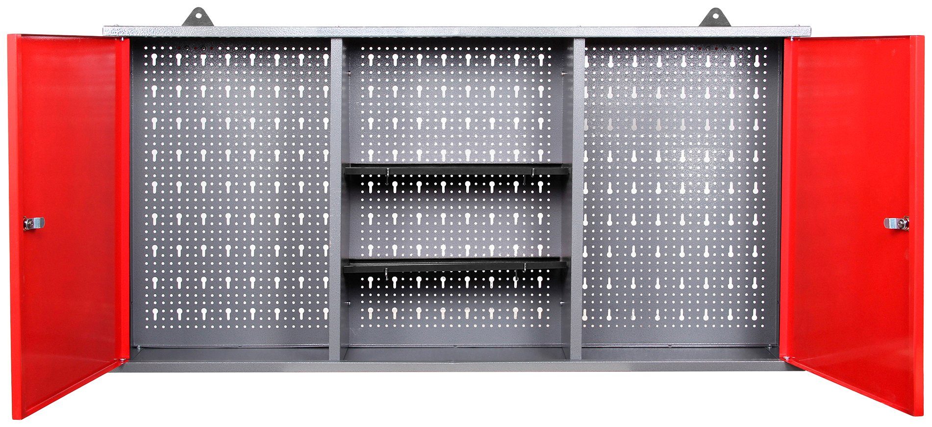 ONDIS24 Hängeschrank Kurt 2-türig mit offenem Mittelteil, abschließbar