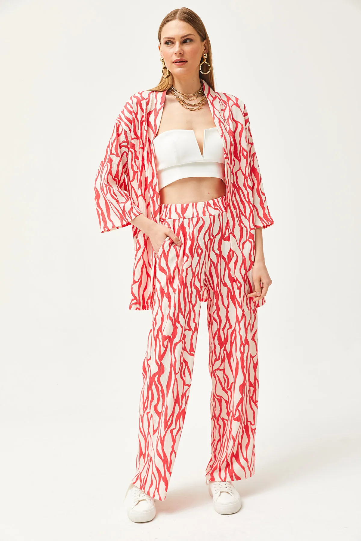 Olalook  Zweiteiler - Rosa - Regular Fit