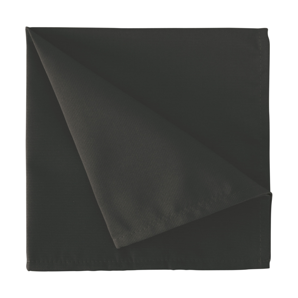 Serviette schwarz Uni-Rips