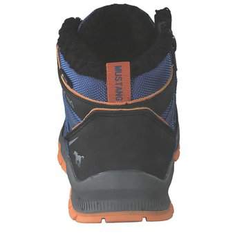 Mustang Schnür Boots in blau