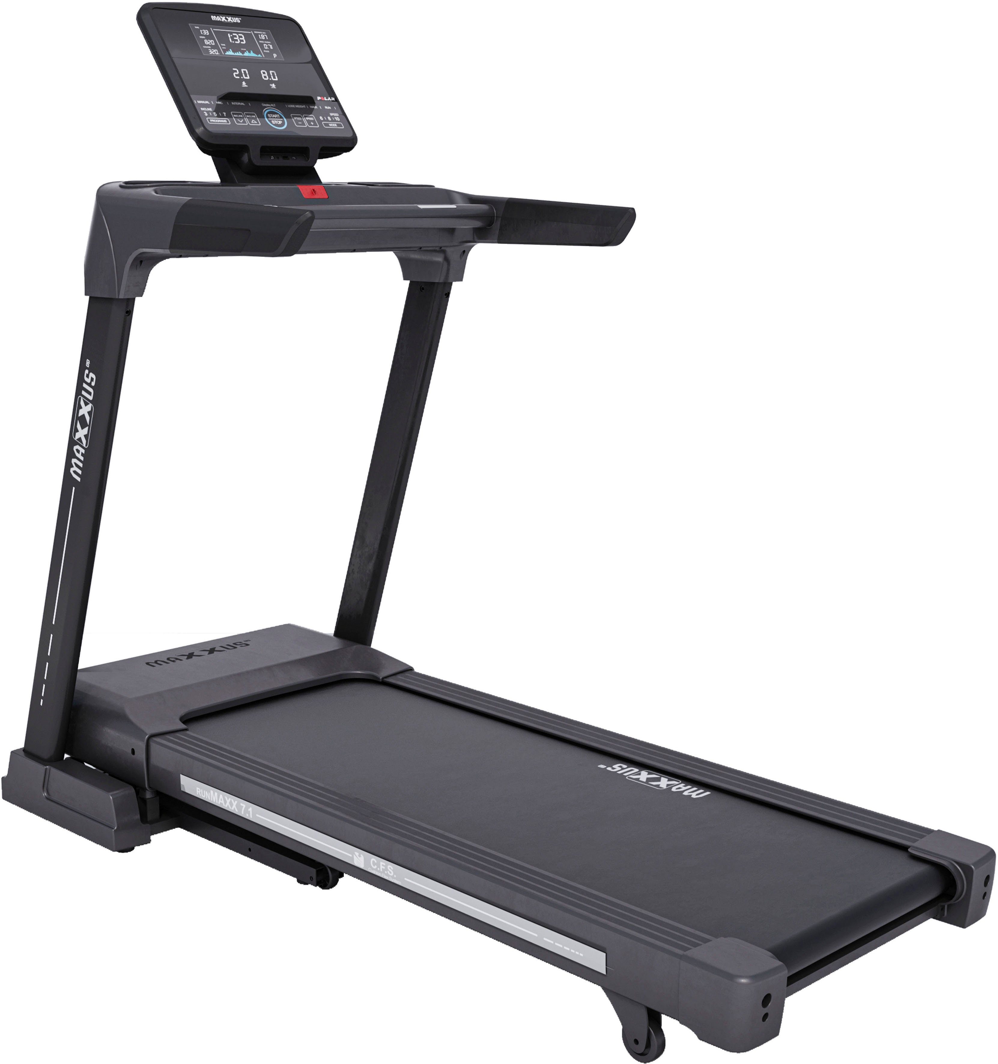 MAXXUS Laufband RunMaxx 7.1, mit Schrittzähler und 31 Steigungsstufen