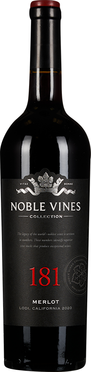 Noble Vines Collection 181 Merlot Lodi 2020