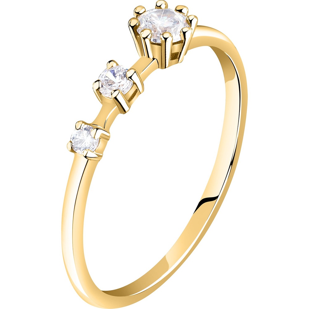 Live Diamond Bague pour femme 375 Or jaune recylé or jaune Bague