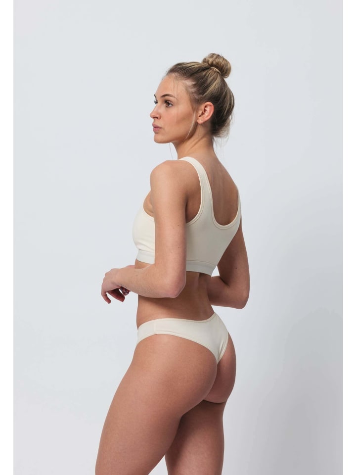 SNOCKS Brazilian Slips aus Bio-Baumwolle 3 Stück in Mix (Hellbeige/Rose/Schwarz) günstig kaufen