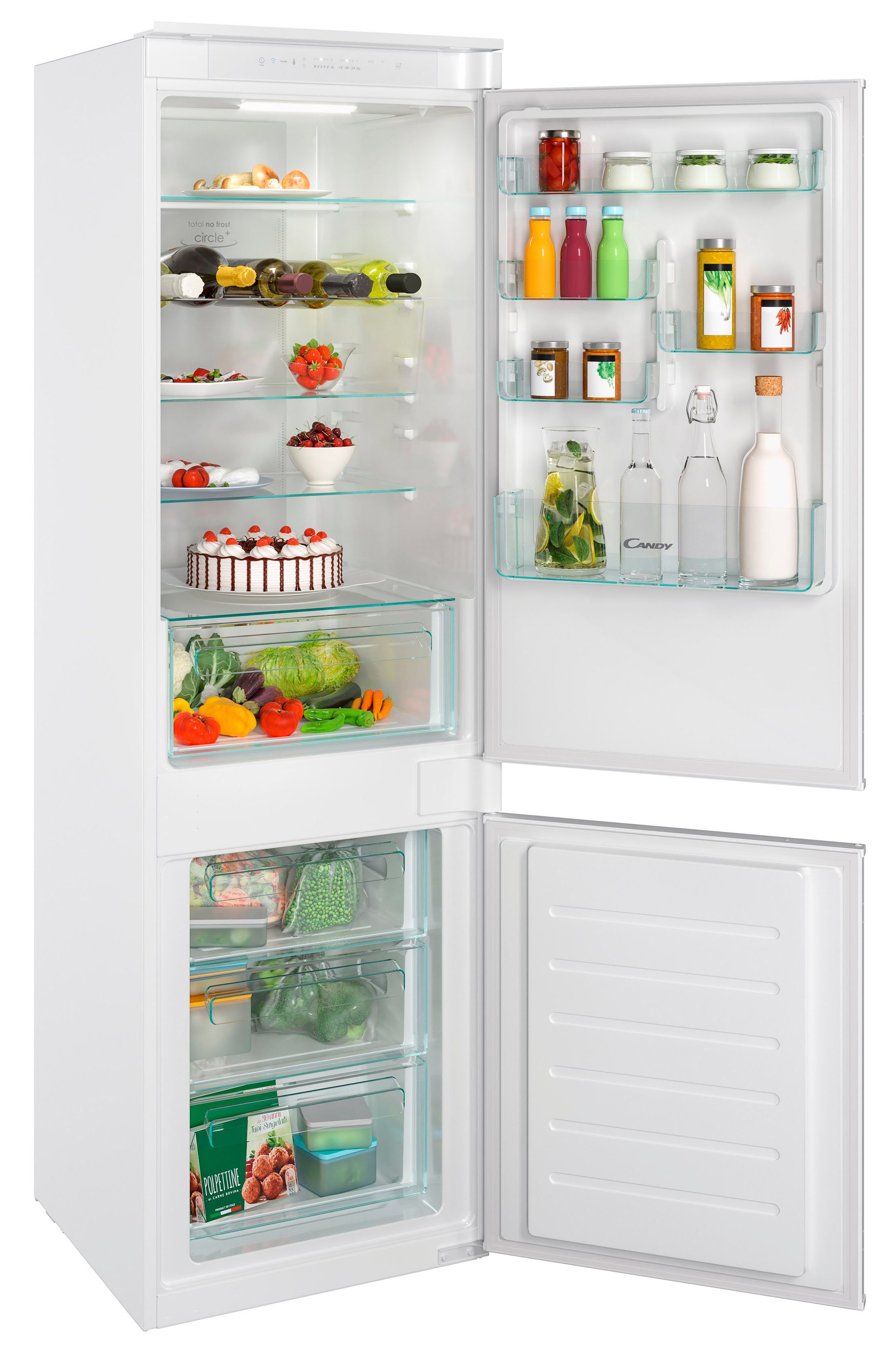 Candy Einbaukühlgefrierkombination CBT3518FW, 177,2 cm hoch, 54 cm breit