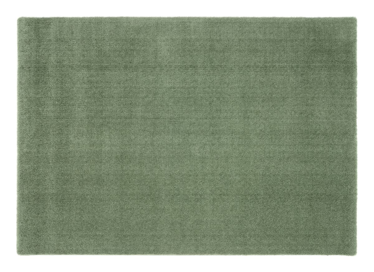 Hochflorteppich Soft Fun Grün 160 x 230 cm