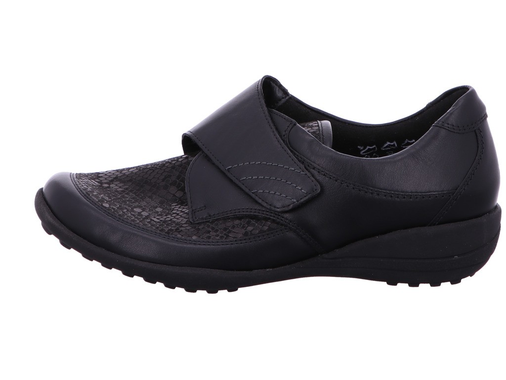 WALDLÄUFER Sportliche Slipper schwarz K01304