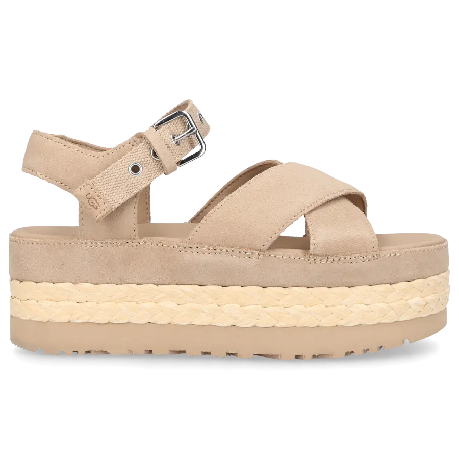 UGG - Sandalen AUBREY Veloursleder - beige