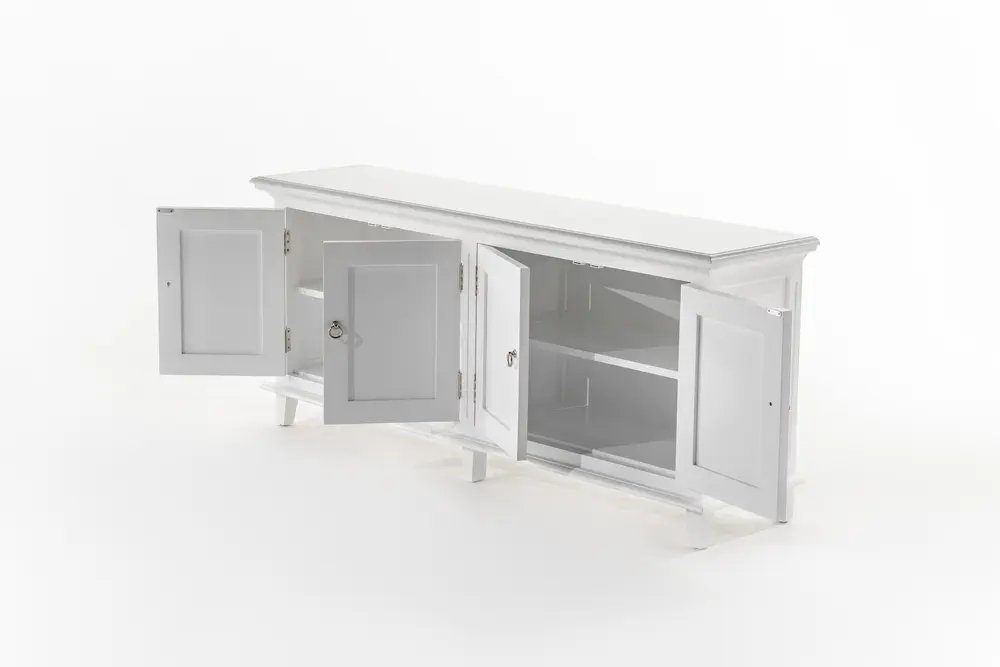 Novasolo Küchenbuffet Skansen Verstellbare Regale, Double-Bay Hutch Kabinett