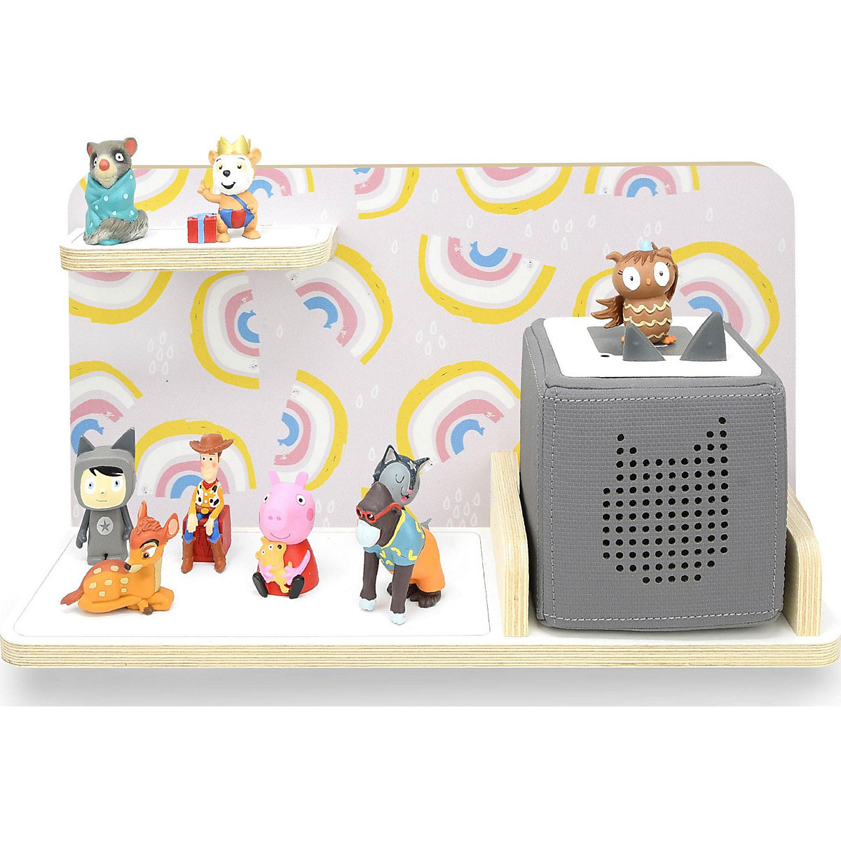 Regal für Musikbox Rainbow, klein - geeignet für Toniebox